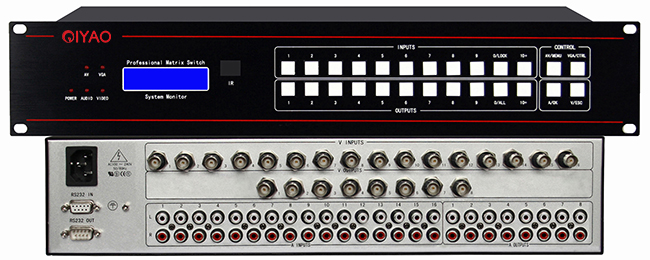 16進(jìn)8路AV矩陣