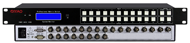 16進(jìn)8路視頻矩陣