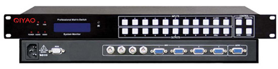 4路VGA和4路視頻進(jìn)，1路VGA輸出