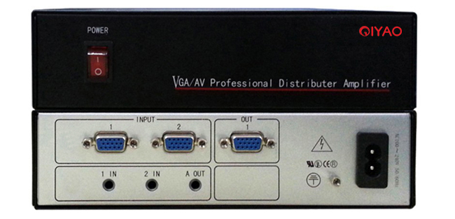 2進1出自動VGA加音頻切換器