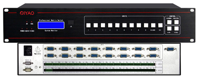 16進1出自動VGA加音頻切換器
